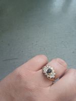 Goldring 585 mit Steinchen 3,51g 