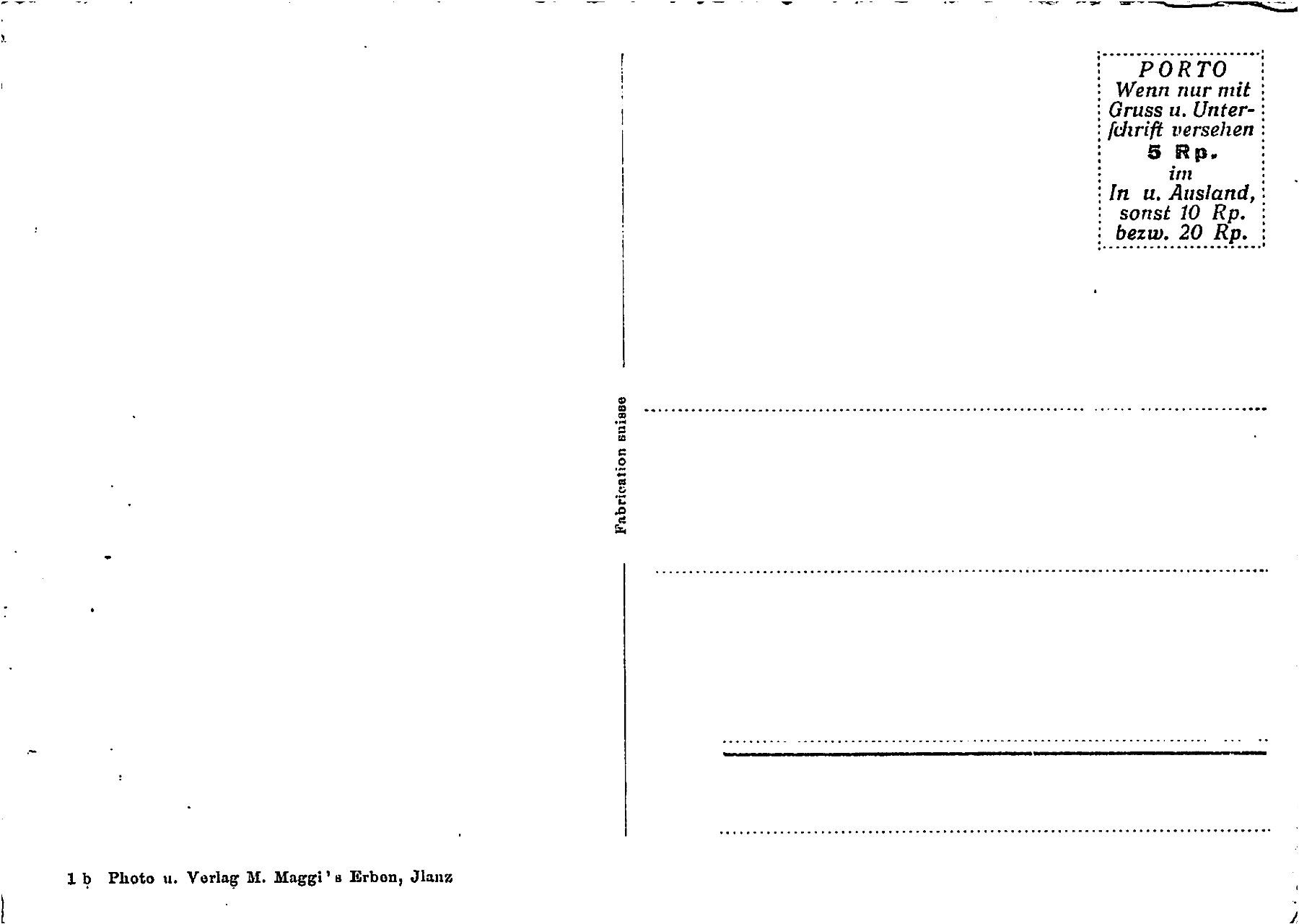 Ansichtskarten: Vals – Gebraucht aus Ottikon b.Kemptth. von Neptun1974 1