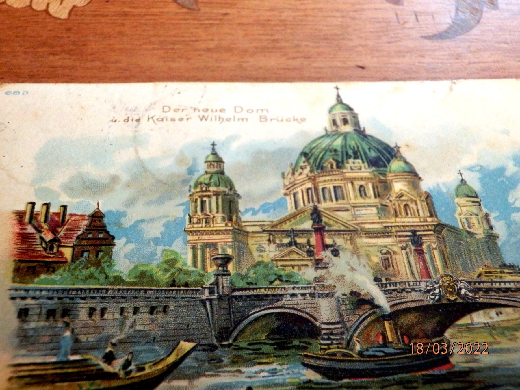 Cartoline postali: AK, Litho, Gruss aus Berlin nach Luzern – Usato da Ueberstorf venduto da dinbau 1