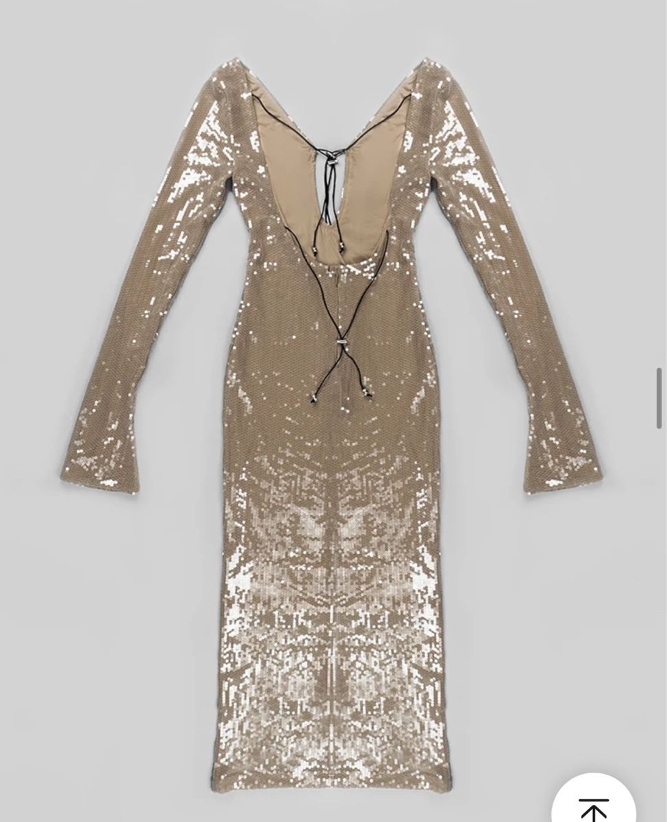 Vestiti: Sequin Beige Dress size M NP: 165.- – Nuovo (secondo la descrizione) da Horgen venduto da len_qjz9 4