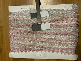 Bordüre Textilband mit Perlen / 13