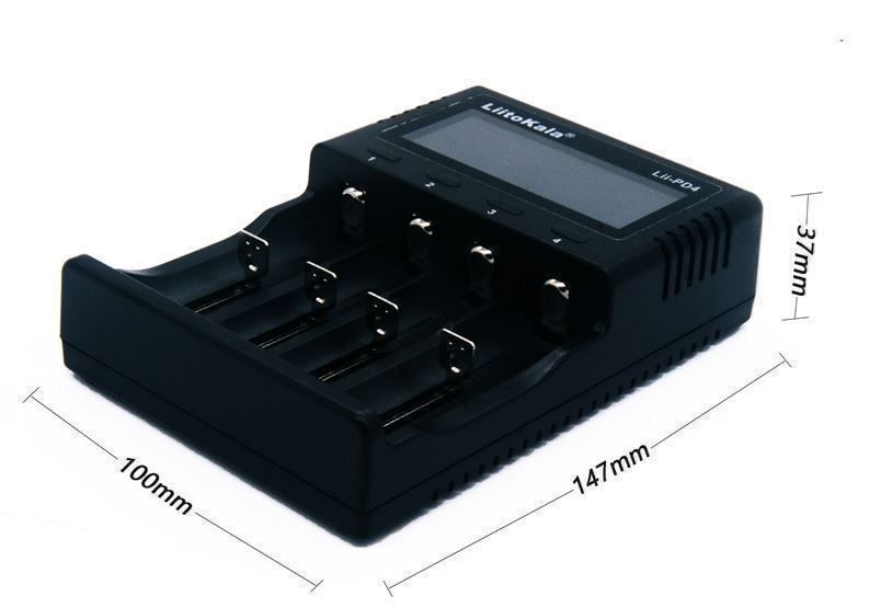 Caricatori & Batterie: LiitoKala Lii-PD4 / 4x Digital-Charger – Nuovo (secondo la descrizione) da Arbon venduto da Helmuth 5