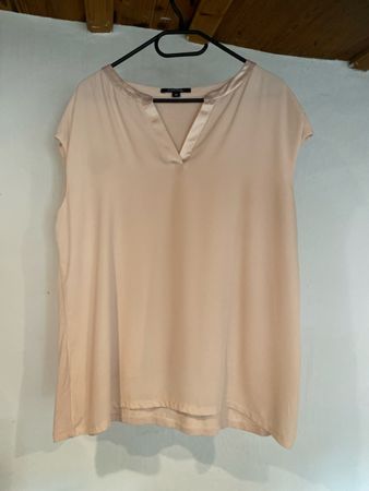 Schöne Sommer Bluse in Apricot, Grösse 44,