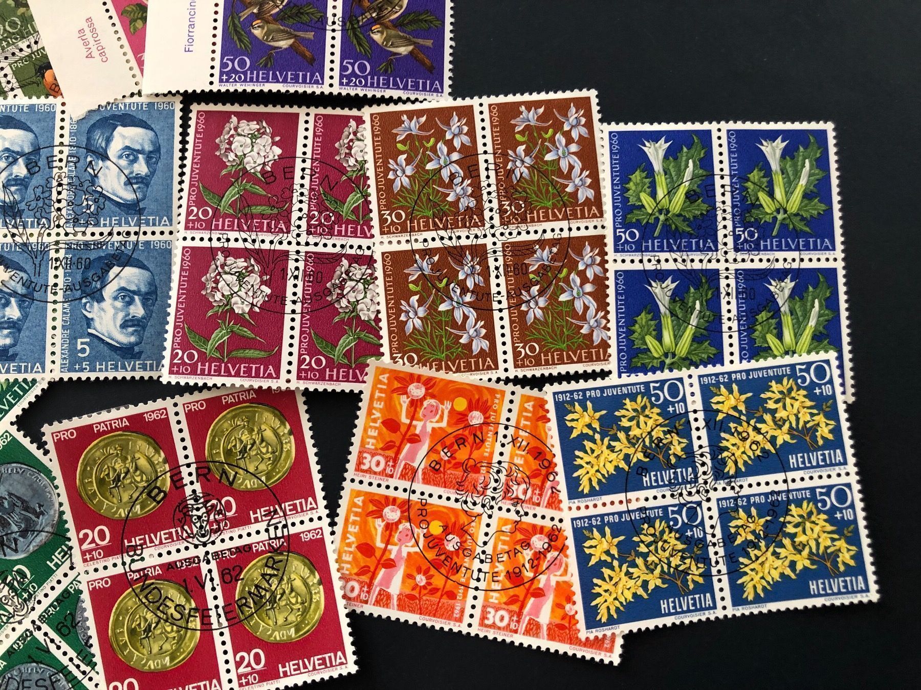 Tous les timbres: Schöne Viererblocks – D'occasion à Lufingen par Rac0