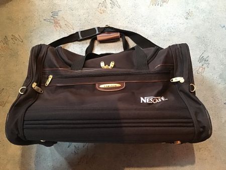 Reisetasche Carlton, Aufschrift Nescafé, 60x30x36 cm