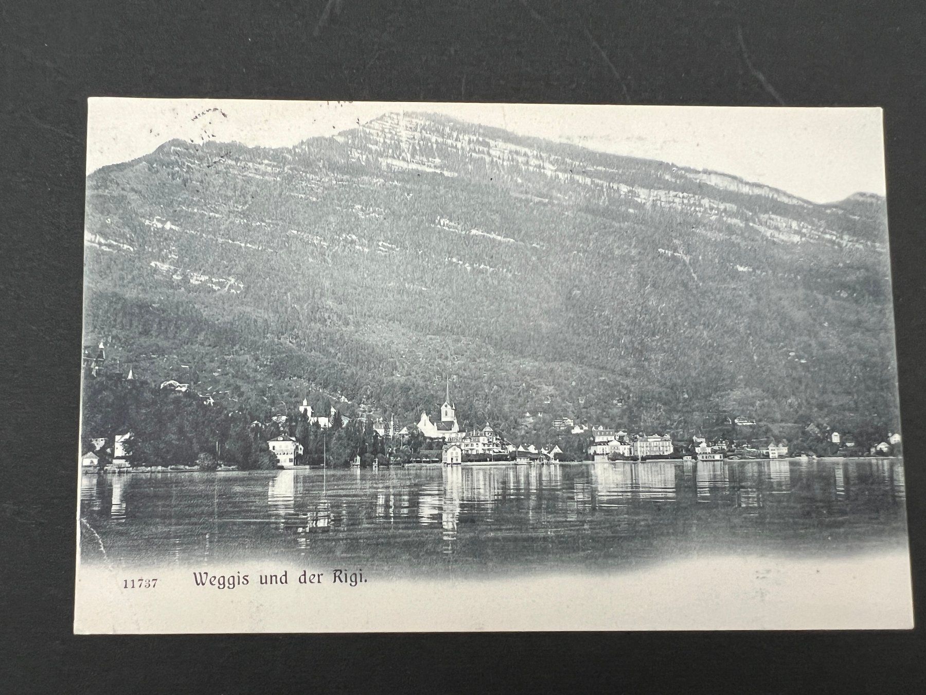 Ansichtskarten: Postkarte Weggis und Rigi  1908 (P31) – Gebraucht aus Hinwil von Sidi4