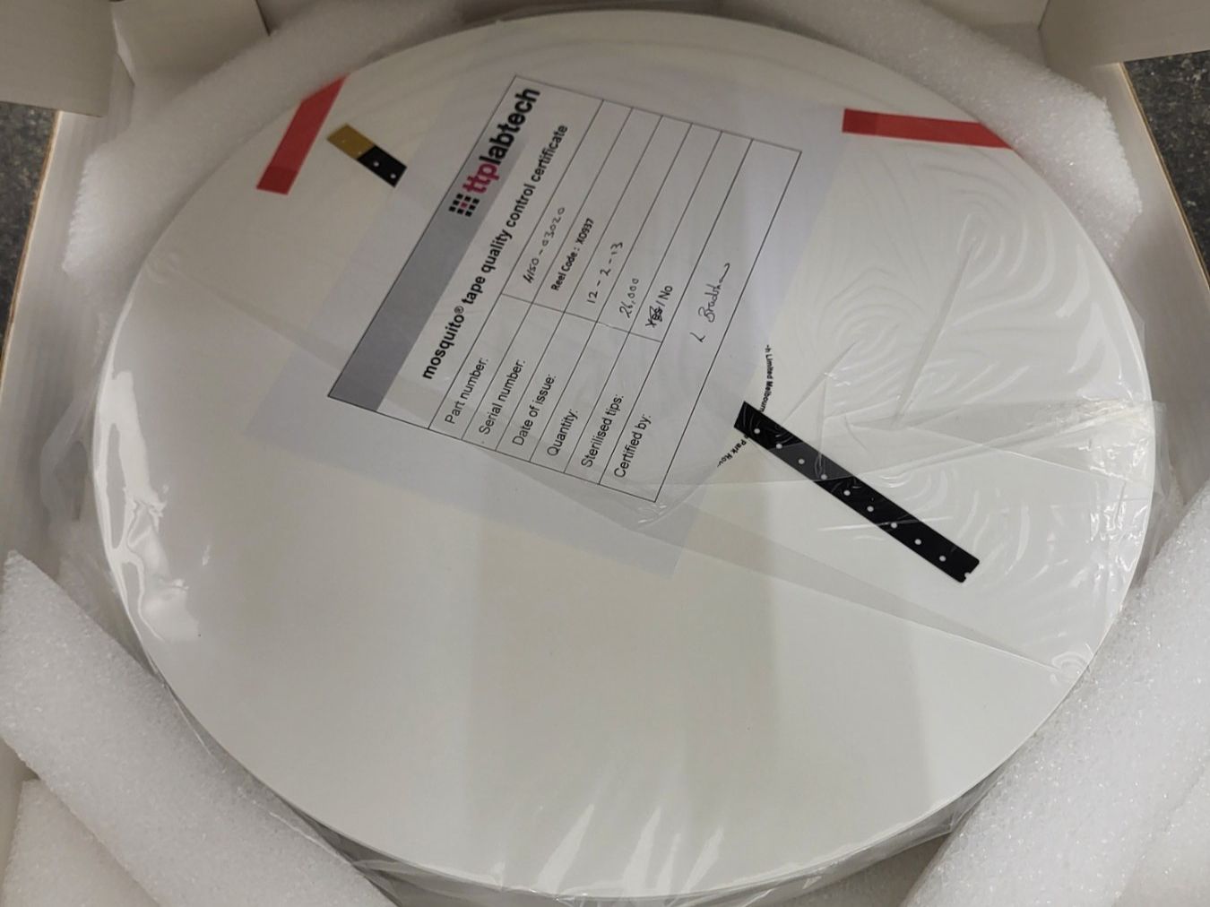 Elektronikbauteile: TTP/SPT Labtech mosquito Tips 9mm 4150-03020 Spule – Neu und originalverpackt aus Basel von LabLoop_Supply