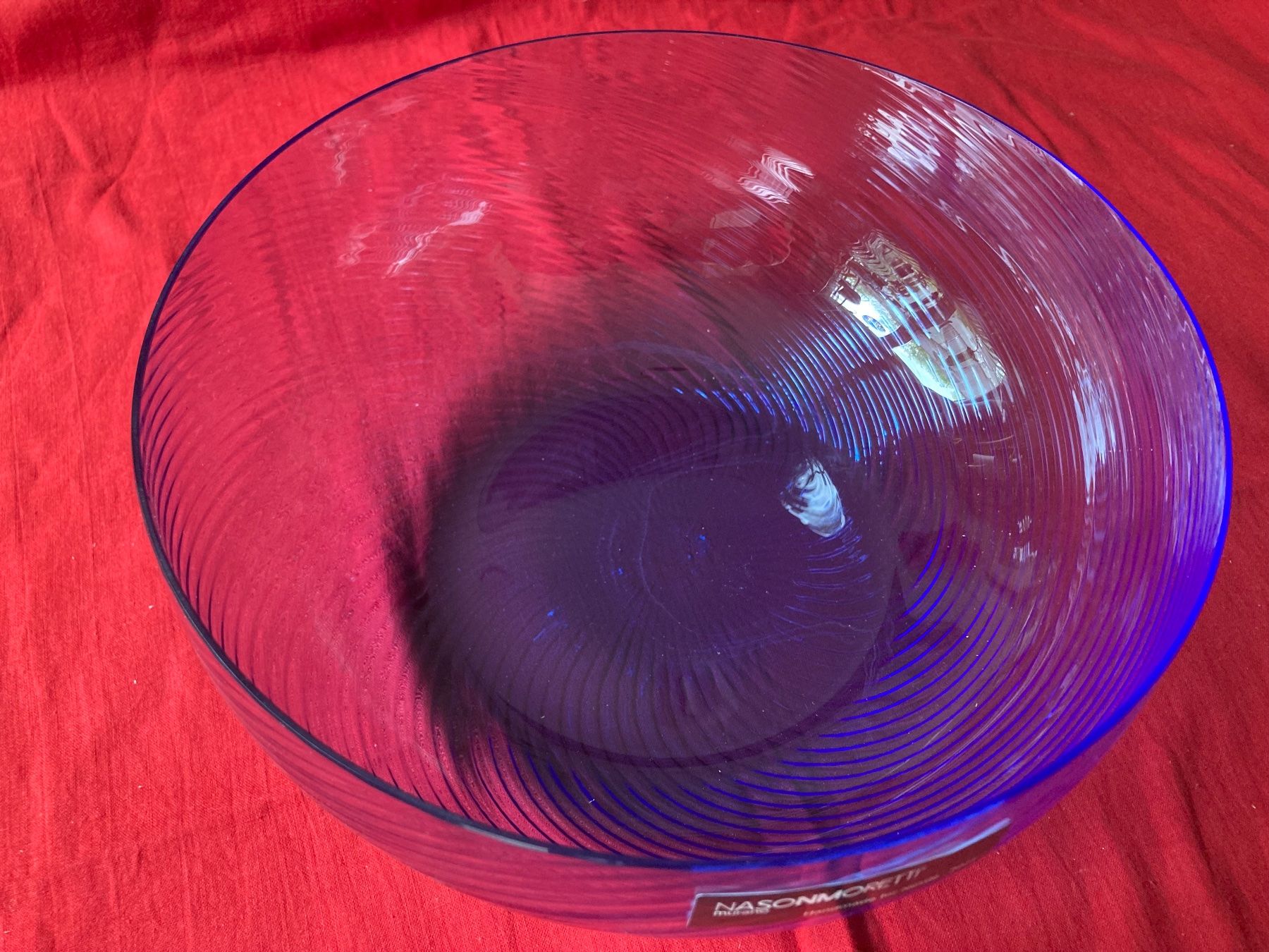 Murano Ciotole: Murano Glasschale Blau, Nason Moretti – Nuovo e nell'imballaggio originale da Zürich venduto da Gustavo_Bianco 3