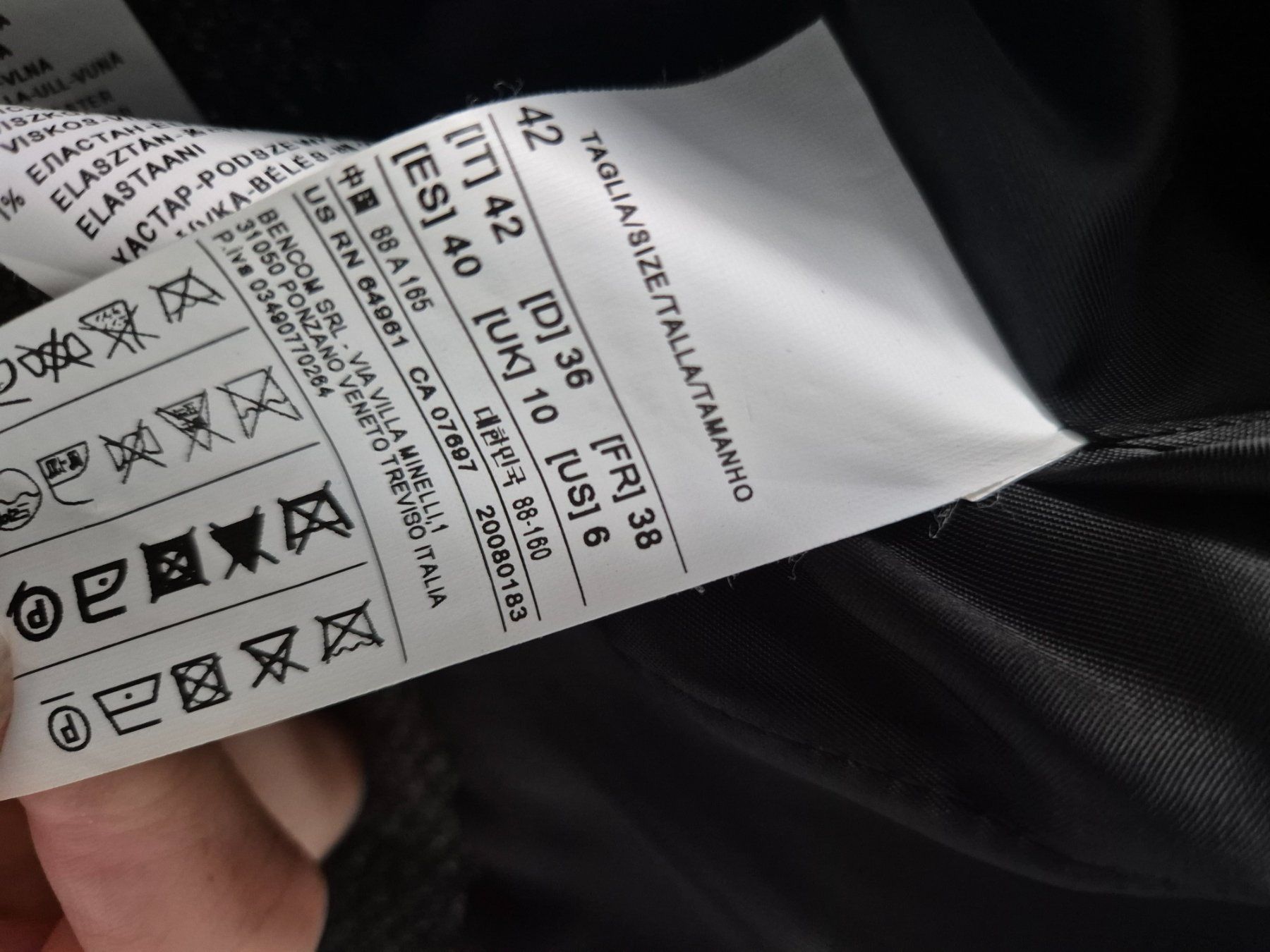 Sisley Giacche: Sisley Blazer Gr. 36 mit Wolle – Usato da Mollis venduto da Kekie 5