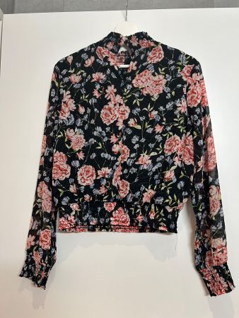 Bluse mit Blumenmuster, Grösse S