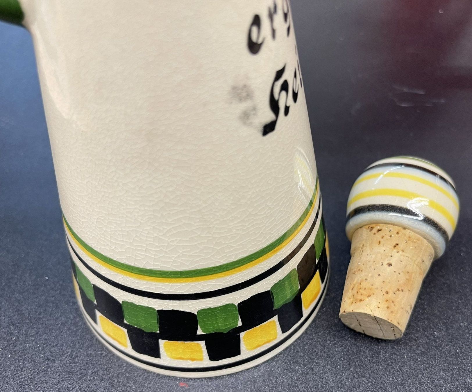 Sonstiges: Keramik Ölflasche - Nyffeler - 27.5cm – Gebraucht aus Oftringen von Vucki 3