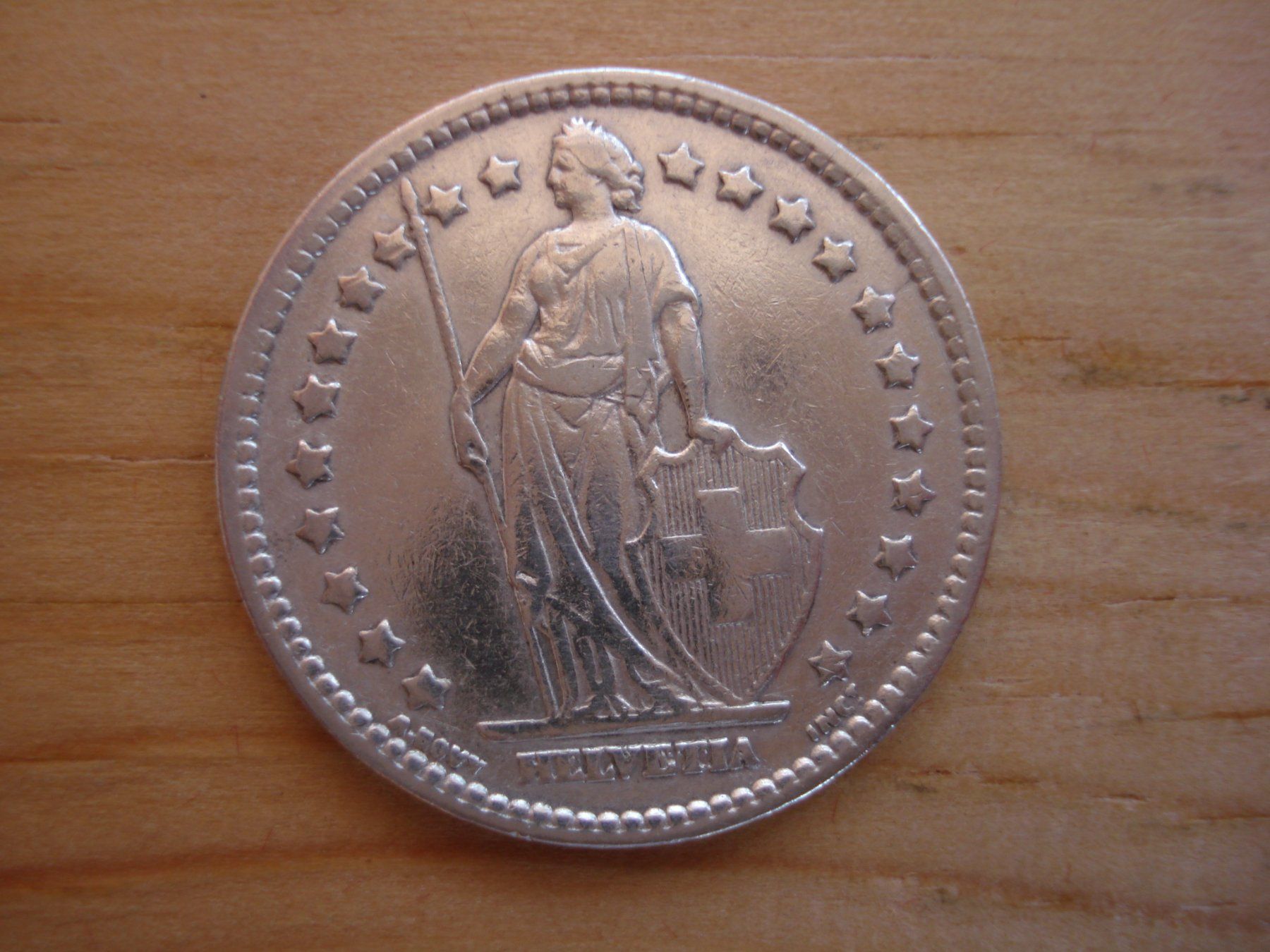 Alle Münzen: (C1) 1 Franken 1932 SS-VZ – Gebraucht aus Erlach von Net-Coins 1