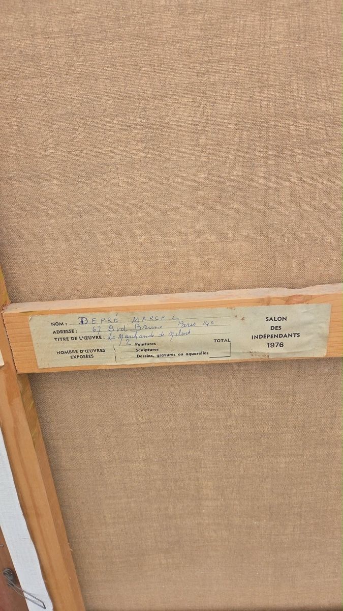 Dipinti: Marcel Depre Original Große Gemälde "Marchande de melons" – Usato da Rorschach venduto da _G3n4L1n_ 2