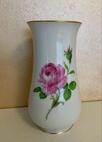 Romantische Vase von Meissen mit Rosenmuster, Top Zustand!