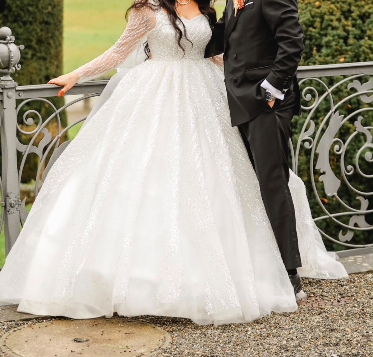 Kleider: Brautkleid Weiss Grösse 36/38 mit Schleier  – Gebraucht aus Kreuzlingen von tul_87yf 2