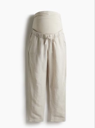 Mamahose (Umstandsmode) aus Leinenmix (H&M), Grösse S