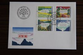 Schweiz 1996 - Automatenmarken 1996 - Die vier Jahreszeiten