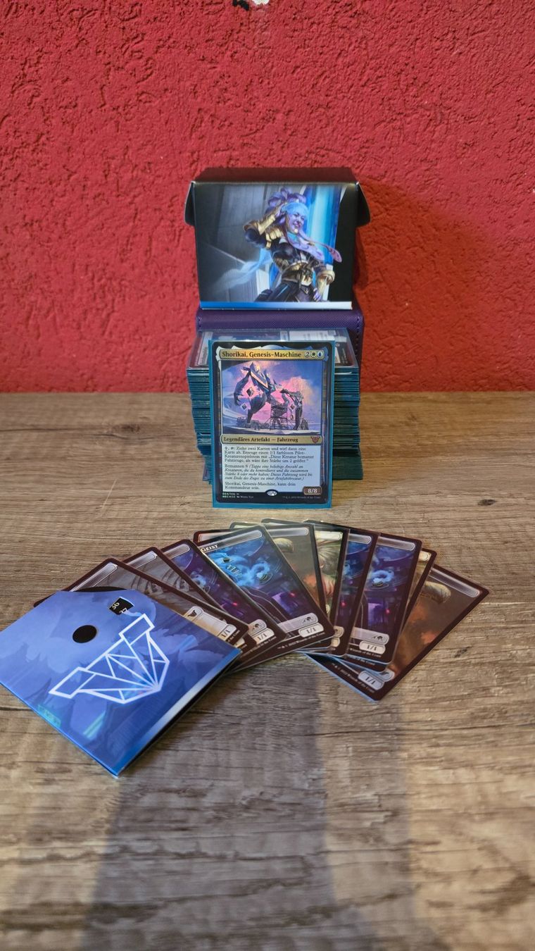 Magic The Gathering Carte collezionabili: MTG Shorikai, Genesis Engine Commander Deck – 100% Komplett – Usato da Wahlen b. Laufen venduto da Yvgro