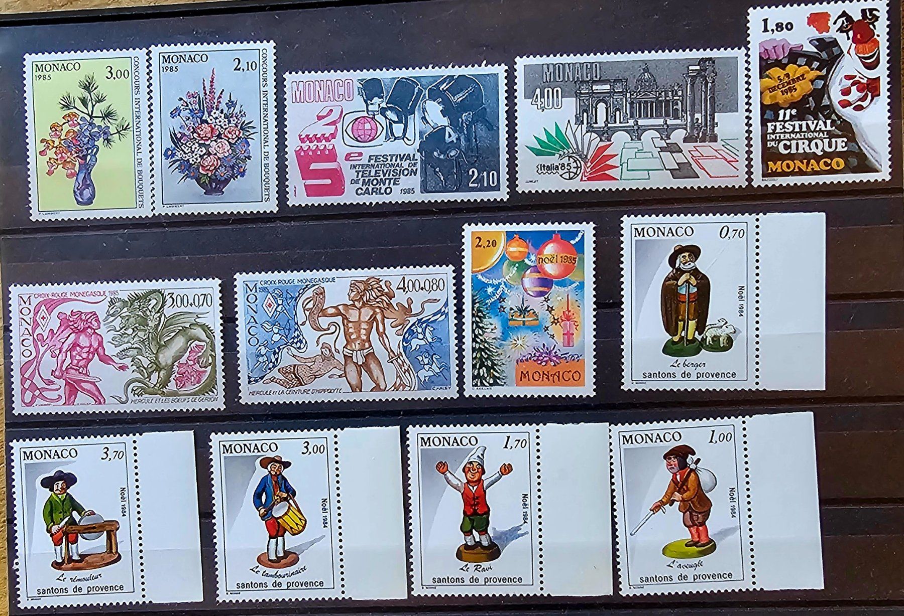 Alle Briefmarken: MONACO timbres neufs ** ~1985 – Neu (gemäss Beschreibung) aus Les Valettes von Nuba1