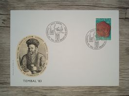 TR18 Enveloppe + Timbre Suisse 1983