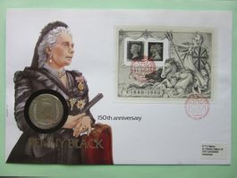 Münz-Grossbrief "PENNY BLACK" gemäss Bilder