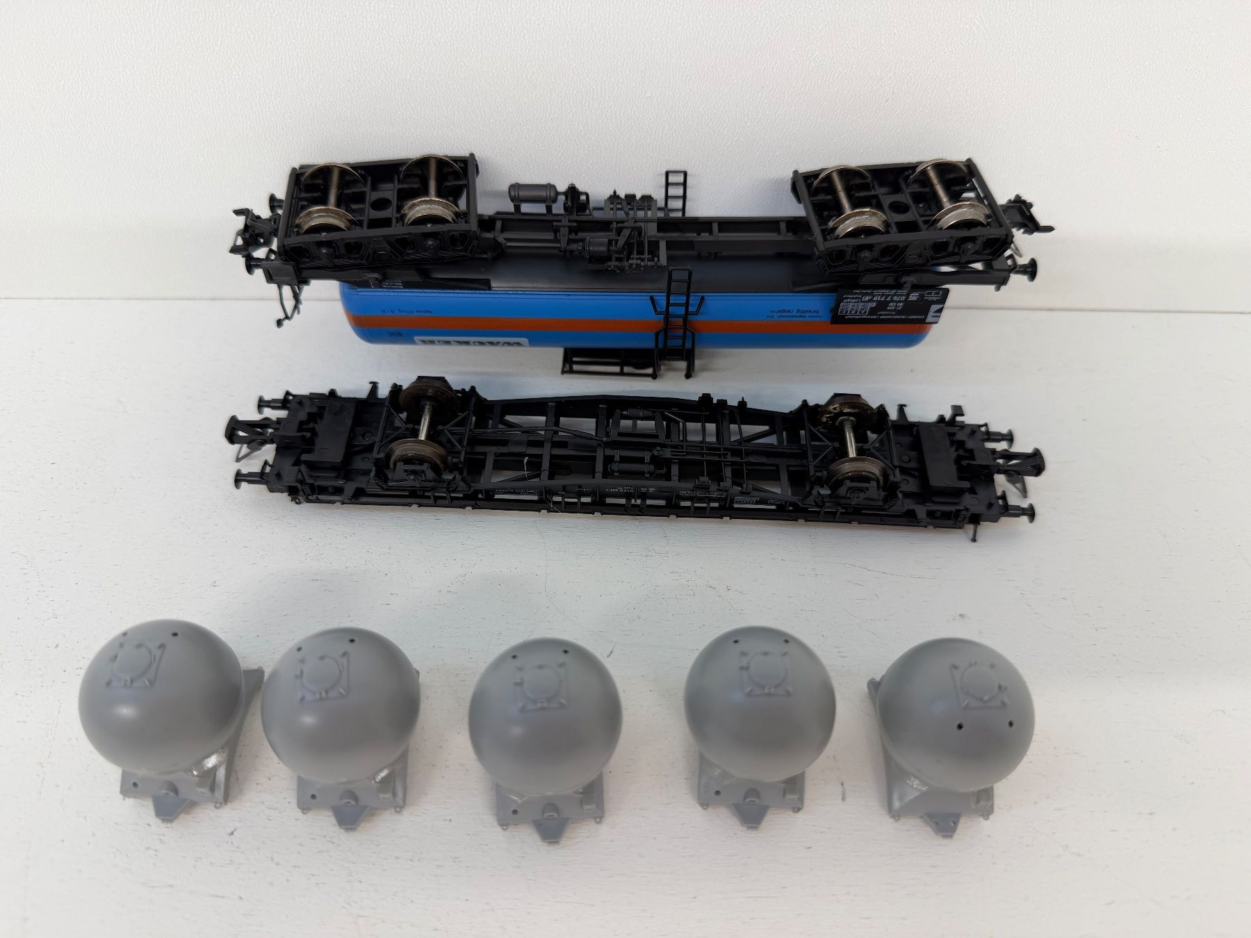 Roco Modellini di ferrovie: 2er Set Roco  4338 & 4354 GüterwagenSet DB – Usato da Büsserach venduto da ModellbahnDepot 7