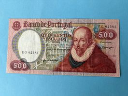 PORTUGAL - 500 Escudos 4 Outubro 1979 - Francisco SANCHES