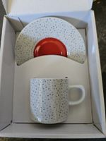 Pfister Tasse mit Unterteller, Design 2020/2021, ovp