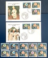 1989 Vatikan Weltreisen FDC + Serie ** und ET - 24.€
