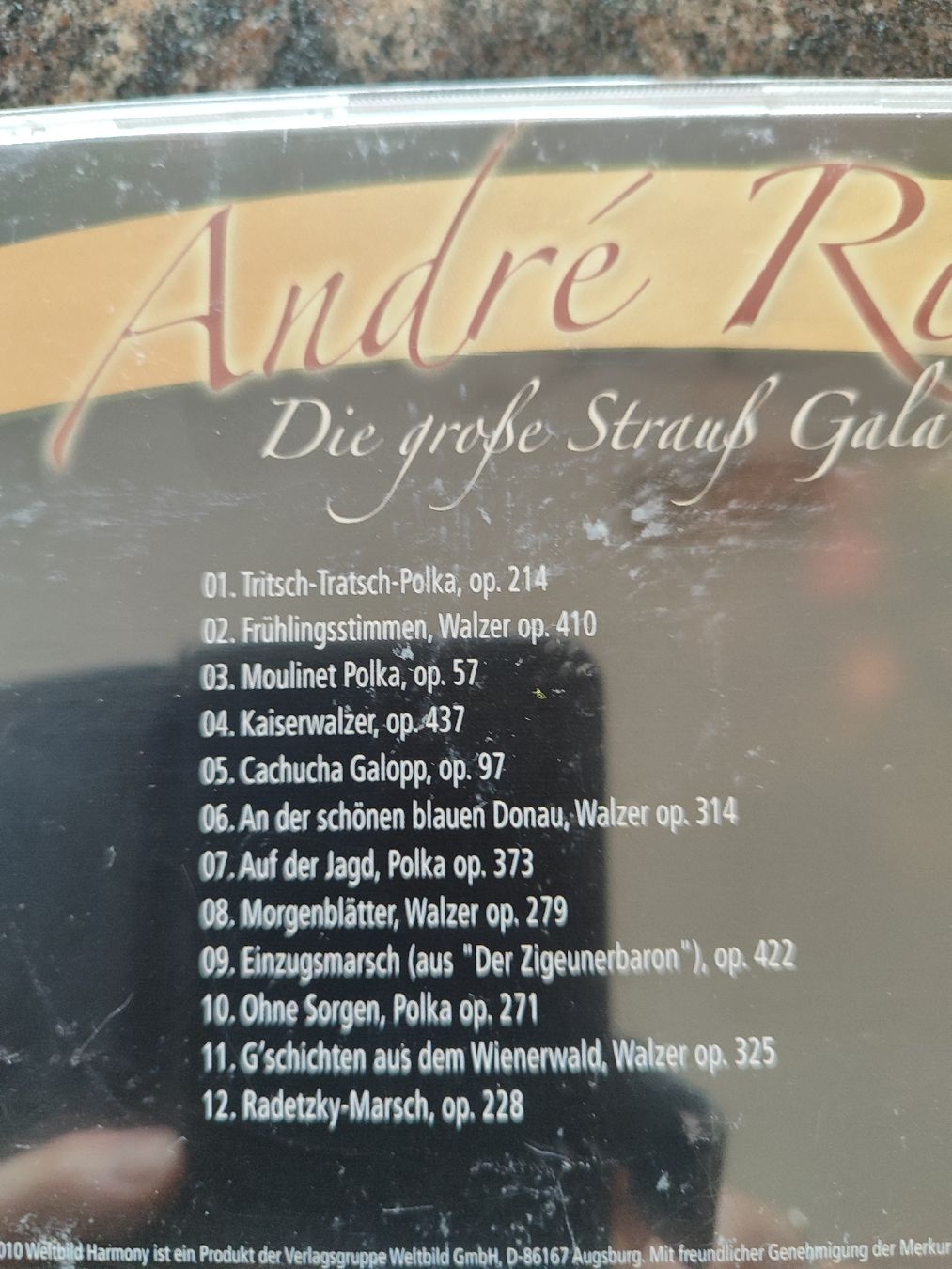 CDs: CD von André Rieu "die grosse Strauss Gala" – Gebraucht aus Madiswil von marmotte63 2