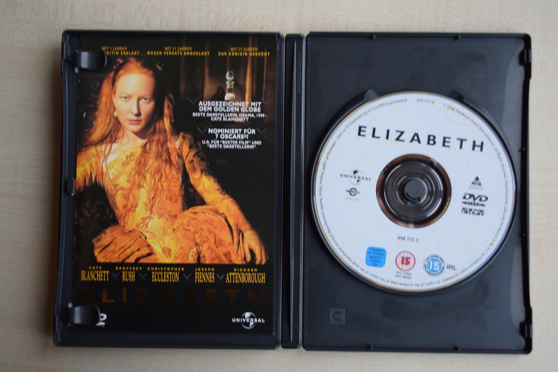 Tous les DVDs: ELIZABETH (296) – D'occasion à Reutigen par DONDON55 4
