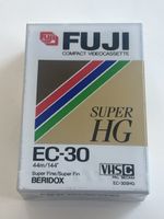 FUJI EC-30 SUPER HG VHS-C Videocassette neuwertig(S5)