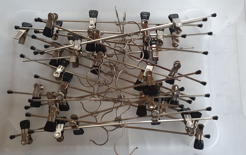 SUNNYCLUE 50er-Set Ohrringhaken Aus Edelstahl Mit Klemmbügel – DIY Schmuck Basteln