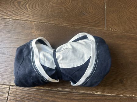 van Laack Pyjama Oberteil Lufthansa Gr. M/L, dunkelblau/weis