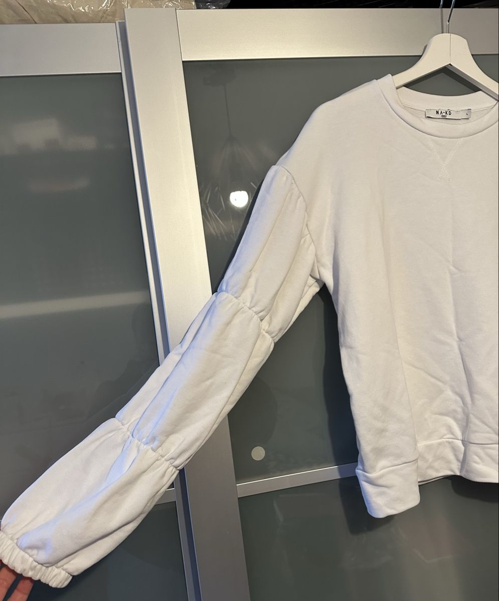 Na-kd Maglioni & Felpe: NA-KD Statement Sweatshirt, Puffärmel, Grösse L – Nuovo (secondo la descrizione) da Basel venduto da AninaAti 1