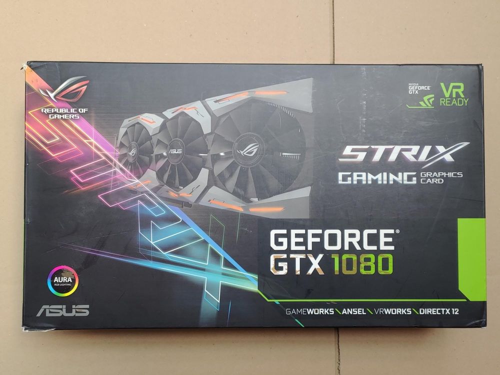 ASUS STRIX GTX1080 A8G GAMING Kaufen auf Ricardo