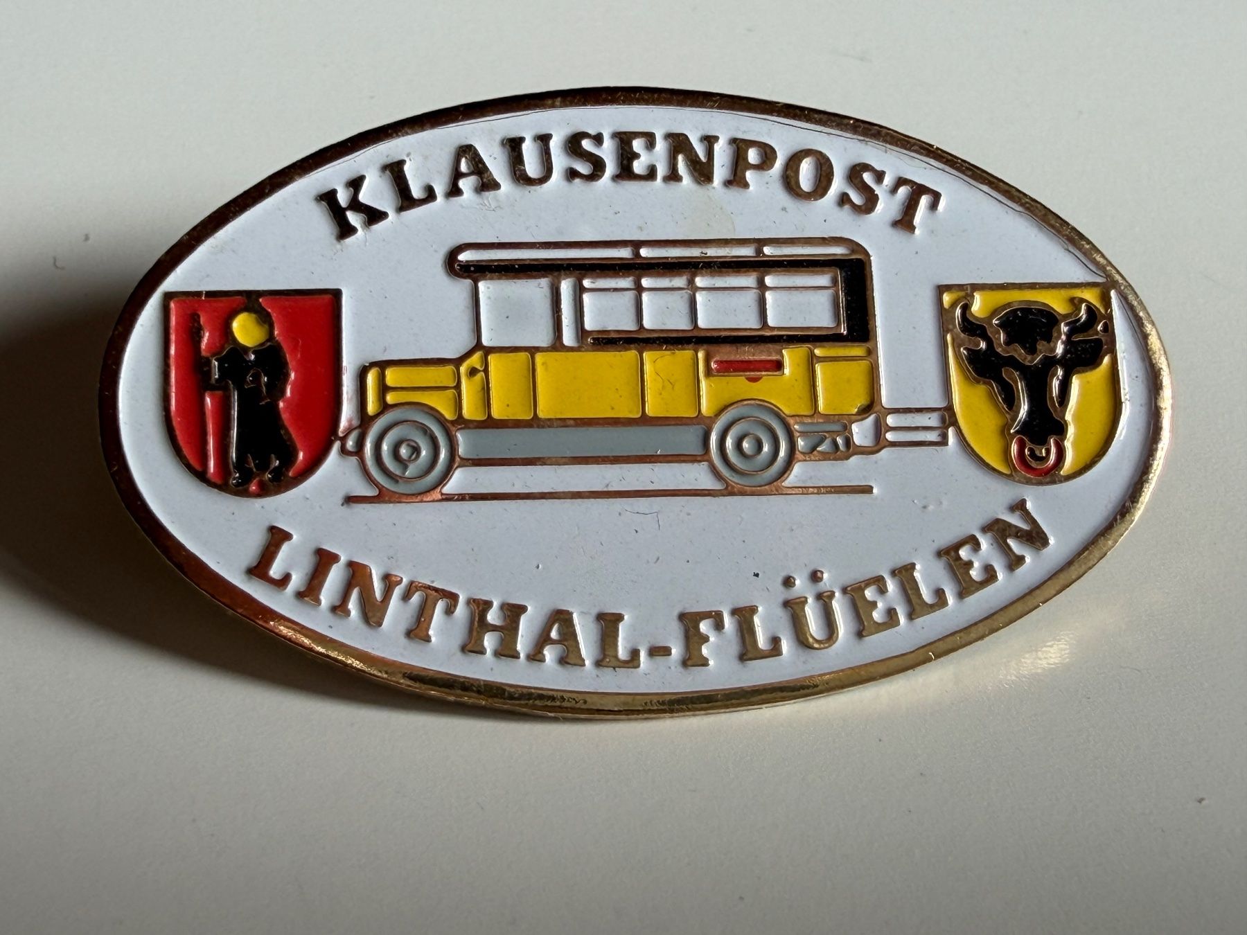Placchette & Badge: Pin Klausenpost Postauto Nostalgie Sammelobjekt Uri Glarus – Usato da Winterthur venduto da calocephalus