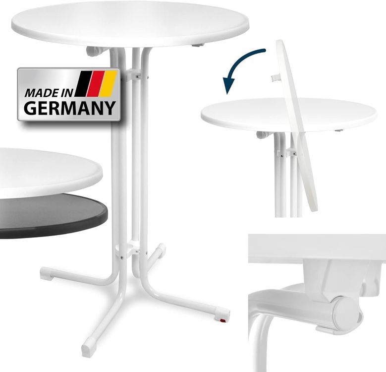 Beautissu Sylt Foldable Gastro Bar Table Diameter Cm X Kaufen