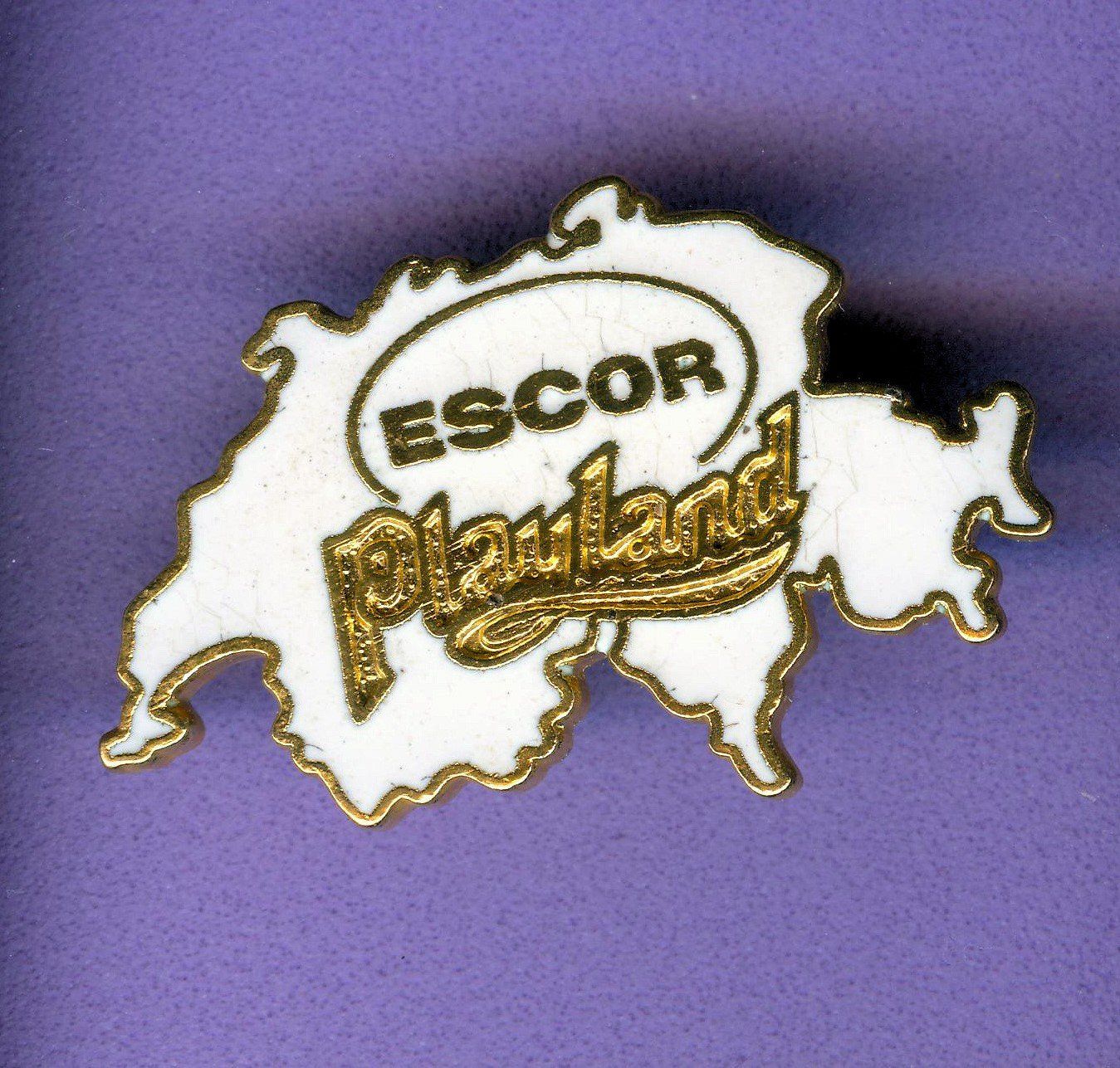 Placchette & Badge: ESCOR  Playland – Usato da Winterthur venduto da Sammleroase