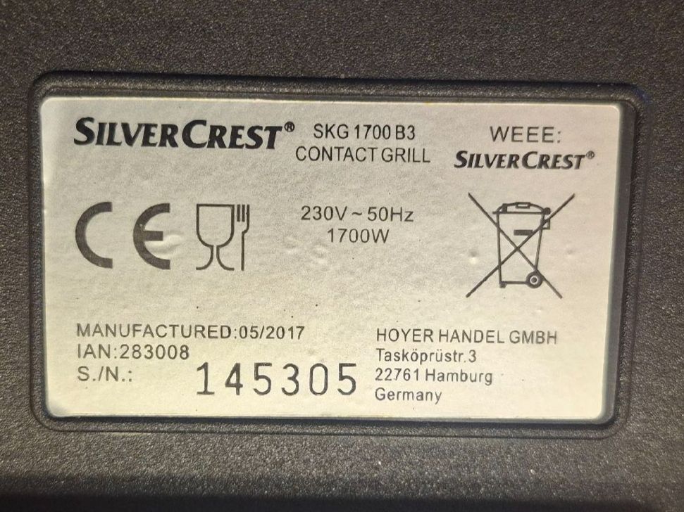 SilverCrest Appareils de cuisine: Silvercrest SKG 1700 – D'occasion à Wila par myquaso 8