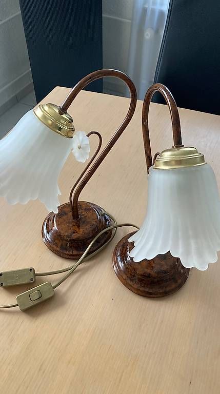 Lampade: 2 Nachttischlämpli – Usato da allschwil venduto da and_y57b 1