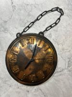Uhr Vintage-Uhr Progress Kupfer oder Messing Wanduhr
