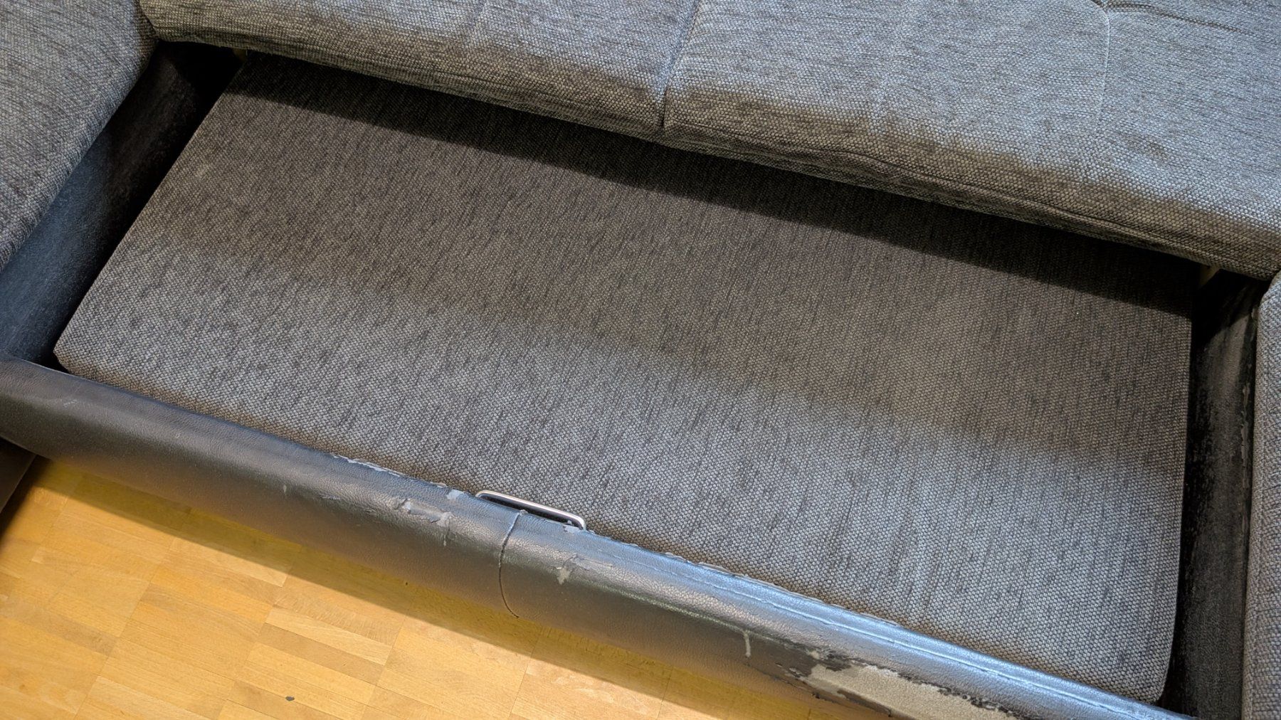 Divani: Wohnlandschaft - Sofa mit Auszug, anthrazit, ab Fr. 1.- – Usato da Adliswil venduto da Ray3 4