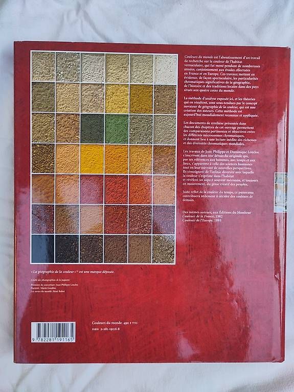 Libri: Buch 'Couleurs du monde' de J.-P. Lenclos / D.Lenclos – Usato da Muttenz venduto da Laeckerlihamschter 1