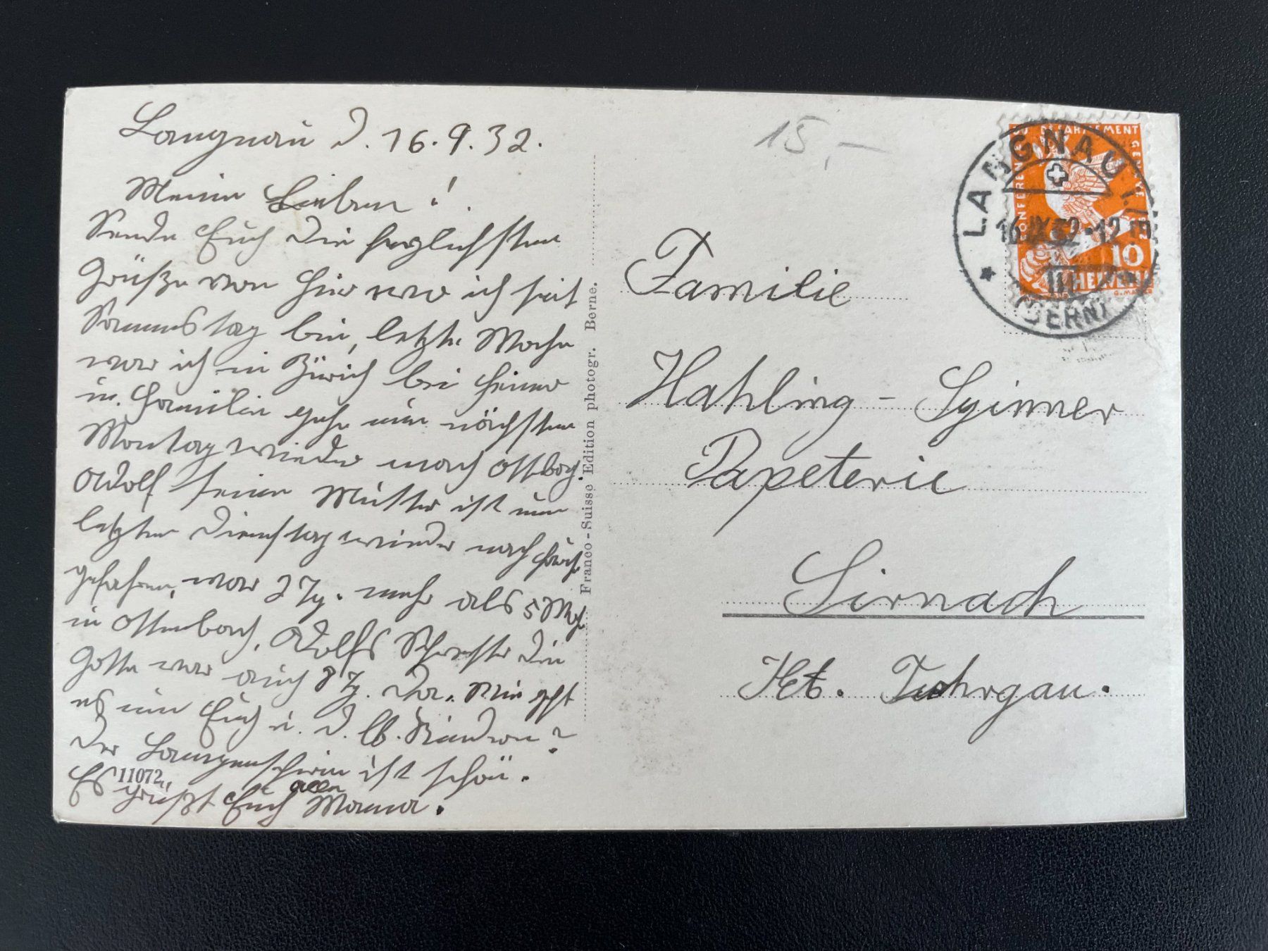 Cartoline postali: AK BE Methodisten-Kapelle Langnau im Emmental – Usato da Thal venduto da Danny82 1