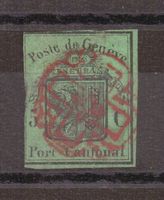 CH 1848 BEFUND Grosse Adler dunkelgrün N° 7 SBK Fr. 4'000.--