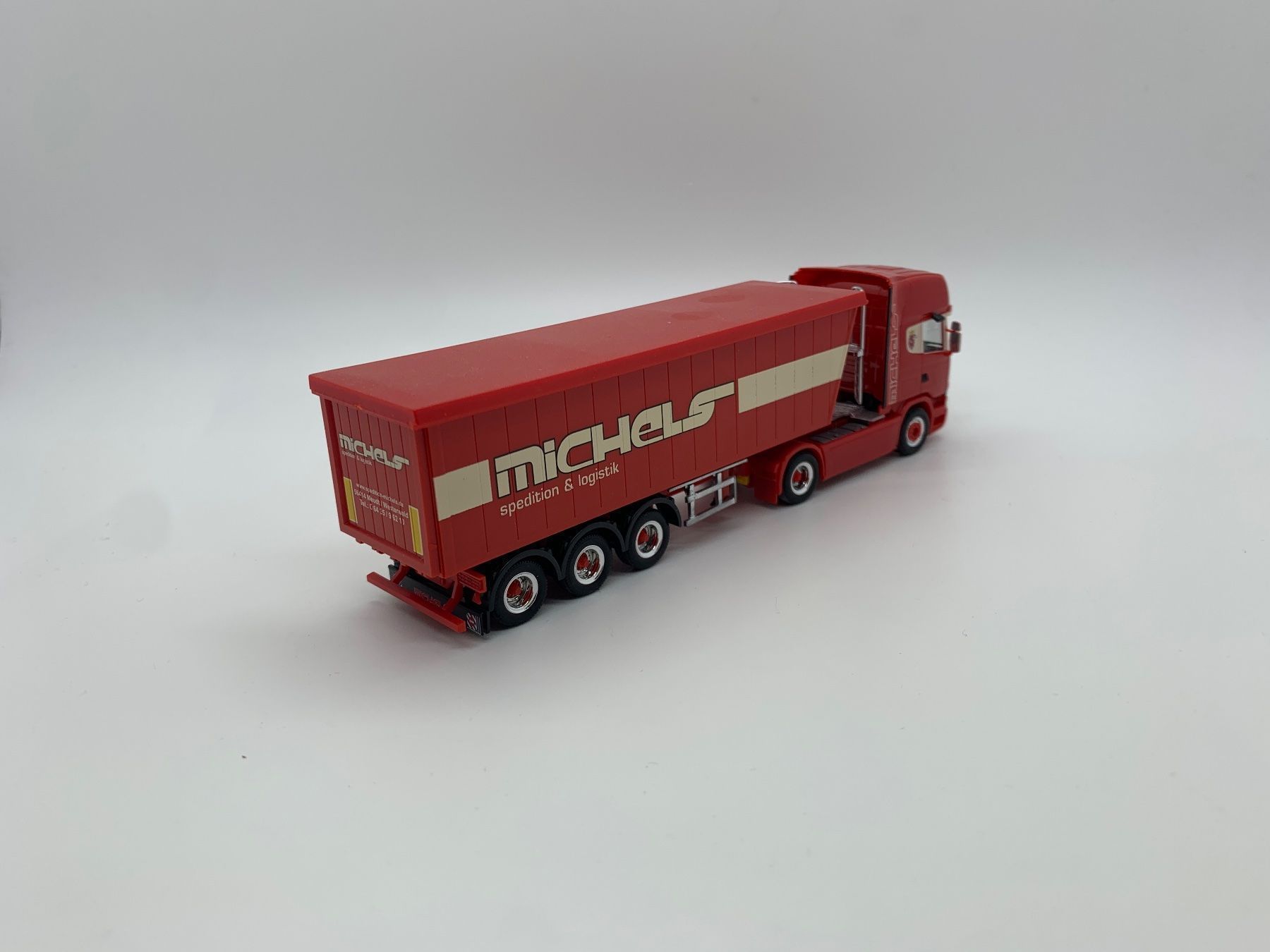 Herpa Modellini d'auto: Herpa Scania Michels 1/87 – Usato da St. Erhard venduto da Michel164 2