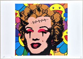 Death NYC Ltd Pop Art Druck " Murakami Warhol Gucci Monroe