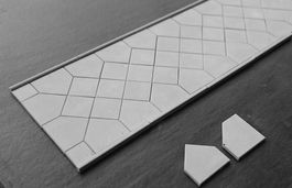 HUGWA Spur 0 Gehwegplatten 35×35  Ergänzung – 53 Stück