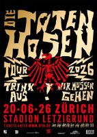 1-3 Sitzplätze - Block 5 - Toten Hosen - Zürich - Letzigrund